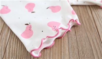 Cotton Ice Cream Pear Printed Shorts for Baby Girl