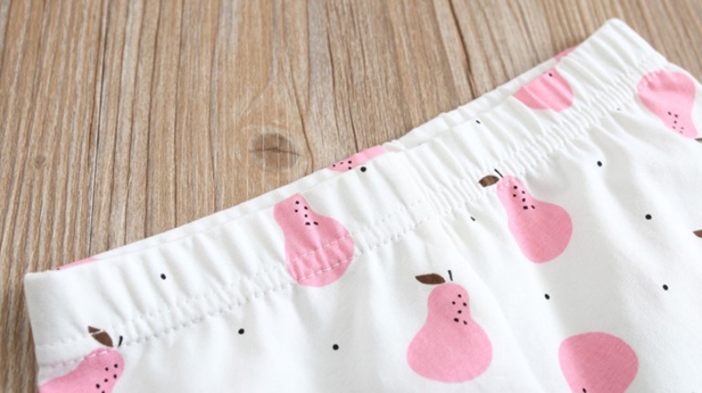 Cotton Ice Cream Pear Printed Shorts for Baby Girl
