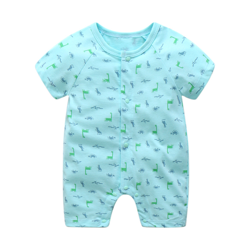 Cotton Printed Casual Romper For Kids