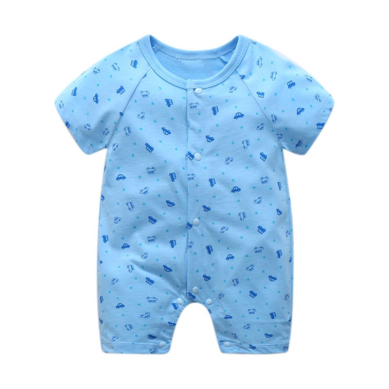 Cotton Printed Casual Romper For Kids