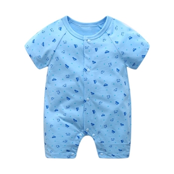 Cotton Printed Casual Romper For Kids