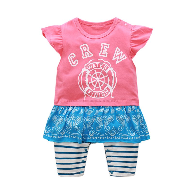 Cotton Printed Peplum Top Plain Pants For Kids