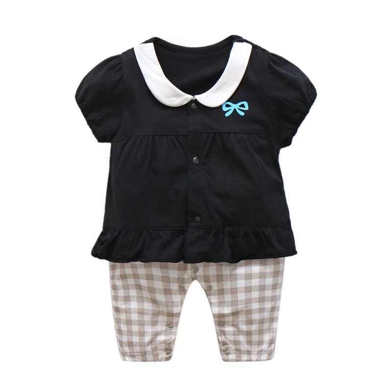 Cotton Printed Peplum Top Plain Pants For Kids