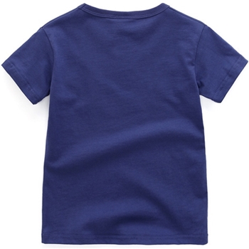 Cotton Letters Printed Front Casual T-shirt For Kids
