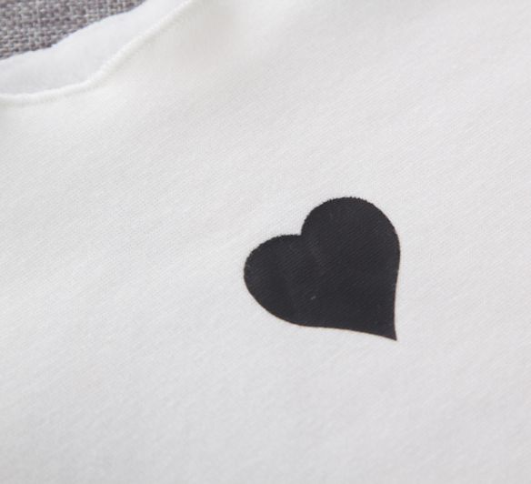 Cotton Print Puff Sleeve Winter T Shirt for Baby Girl