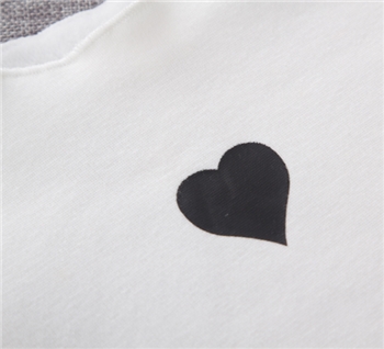 Cotton Print Puff Sleeve Winter T Shirt for Baby Girl