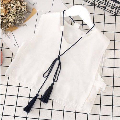 White Cotton Blouse Tops With Printed Pant for Baby Girl