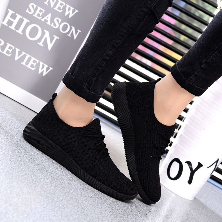 Canvas Round Toes Plain Casual Flexible Women Shoes