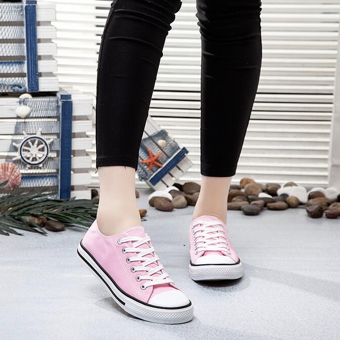 Canvas Plain Printed Women Shoes