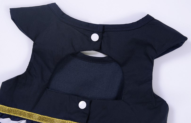 Cotton Strips Printed Dress for Baby Girl