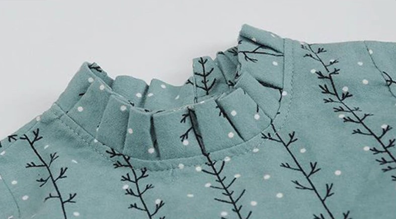 Cotton Long Sleeve Dress for Girls