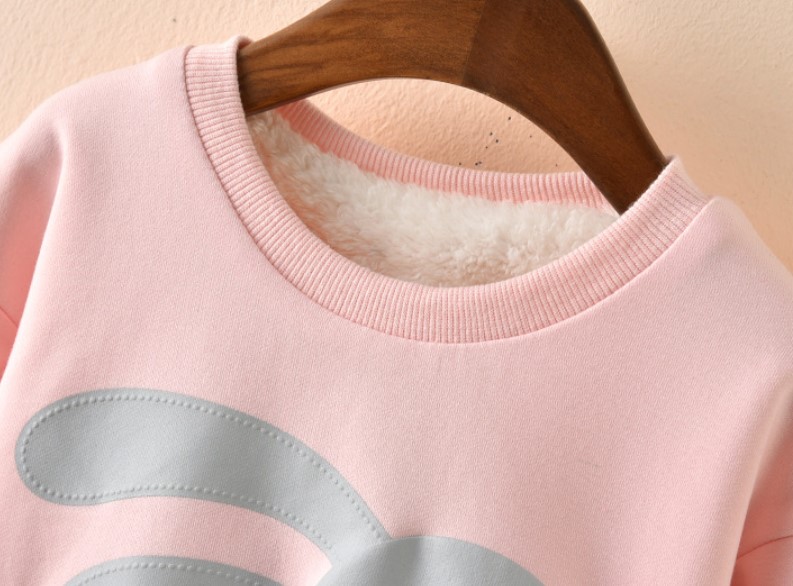 Cotton Rabbit Print Skirt Dress for Baby Girl