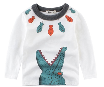 Cotton Printed T Shirt for Baby Boys
