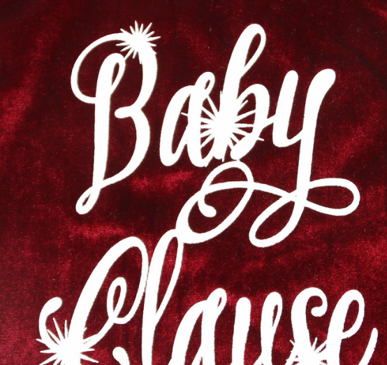 Cotton Trumpet Sleeve Letter Romper for Baby Girl