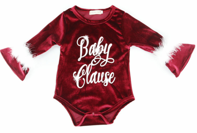 Cotton Trumpet Sleeve Letter Romper for Baby Girl