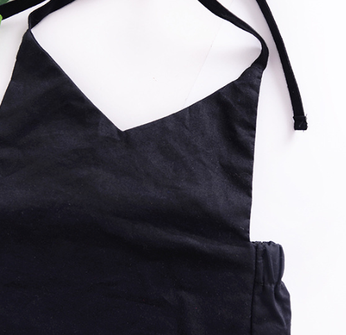 Cotton Backless Summer Cute Triangle Romper for Baby Girl