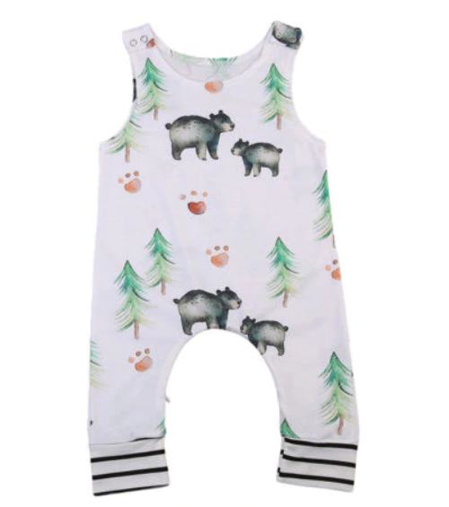 Cotton Infant Vest Summer Romper for Baby Girl