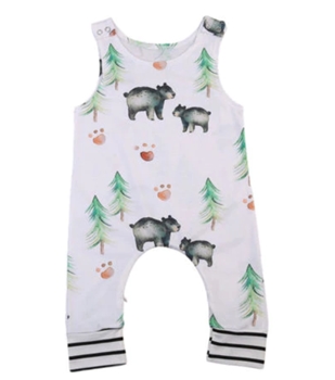 Cotton Infant Vest Summer Romper for Baby Girl