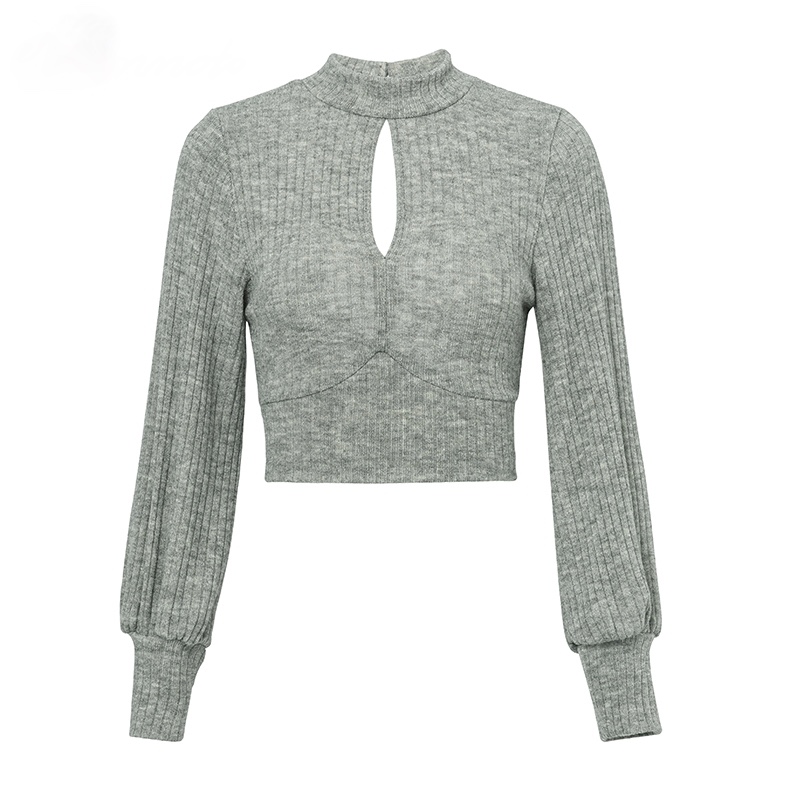 Polyester Plain Back Bow Backless Women Top