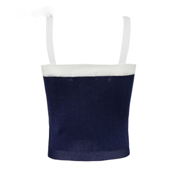 Polyester Buttons Neck Line Women Top