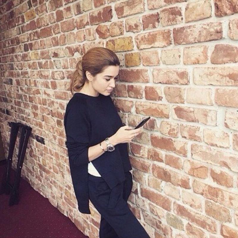 Polyester Plain Loose Long Casual Women Top