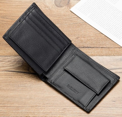  Multifunctional Soft Leather Wallet for Men