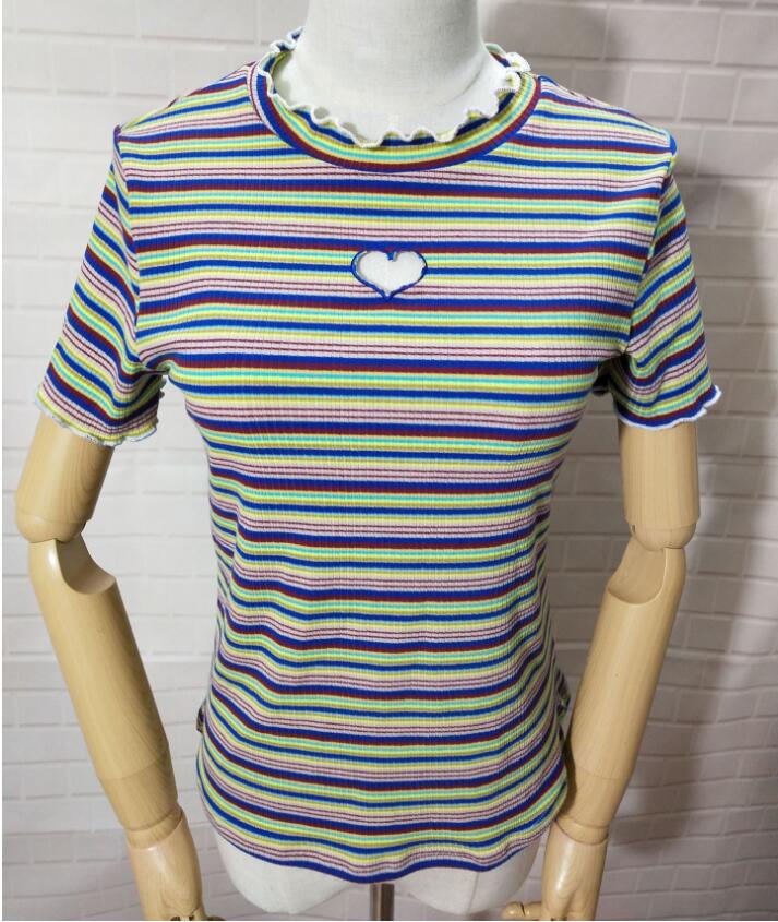 Polyester Horizontal Stretchable Casual Women Top