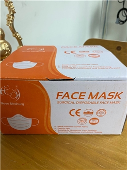 Nuvo Medsurg Surgical Face Mask - Pack of 100