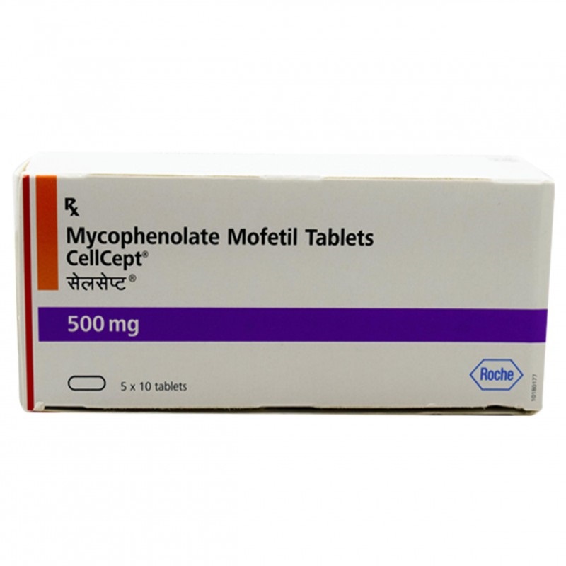 Cellcept Mycophenolate Mofetil 500mg Tablets