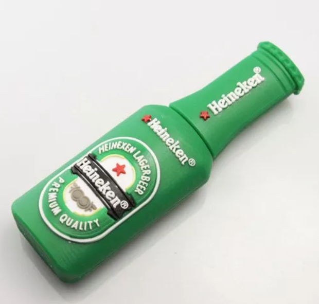 Heineken Bottle Shape 64GB Pen Drive Baifo.me